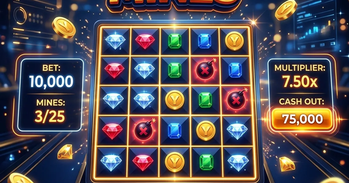Yono Mines Game Winning Tricks & Hack Formula (2026): 2-Mine Grid Chart, Pattern Reading & Safe Cashout Masterclass